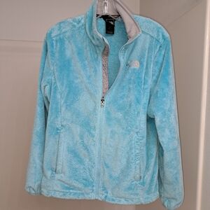 The North Face Blue Fuzzy Jacket